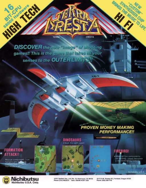 Terra Cresta (YM3526 set 1) MAME2003Plus Game Cover